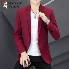 Conjunto de ternos casuais masculinos de 2 peças, blazers, roupas masculinas, roupas masculinas, conjunto de roupas, masculino elegante, peça clássica - comprar online