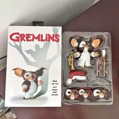 NECA Gremlins Figura Filme Edição Gremlins Retro Borracha Horror Boneca Brinquedo Boneca Natal Ver. Presente