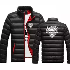 Jaqueta Mazda giratória masculina, roupas de algodão sem tampa, impressão confortável, tops de lazer, alta qualidade, outono e inverno, nova, 2024 - comprar online