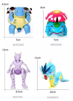 Pokemon Pokeball Figura, Pikachu, Charizard, Venusaur, Blastoise, Mewtwo, Gyarados, Solgaleo, Lunala, Eevee, Poke Ball, Presente Toy - Wolf Magazine