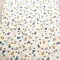 Cama cabida bebê folhas, 140x70cm, versão personalizada na internet