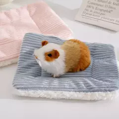 Casa de inverno quente para hamster, esquilo, ouriço, coelho, chinchila, tapete de cama, ninho, acessórios - Wolf Magazine