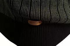 AIOPESON-pulôver de algodão com decote simulado masculino, suéter descascado quente masculino, novo design, outono e inverno