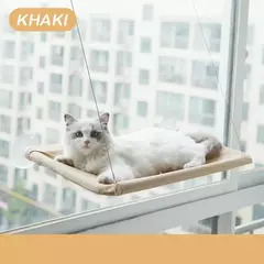 Rede aérea para gatos, cama suspensa para gatos, casa, gatinho, estrutura de escalada, assento de janela ensolarada, rolamento de ninho, 20kg, acessórios para animais de estimação na internet