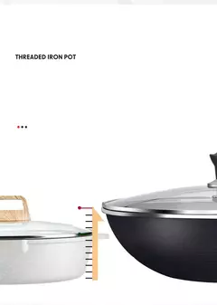 GIANXI-Panelas Domésticas, Frite, Cabo de madeira, Panela, Frigideira e Ok, Panelas antiaderentes para cozinha, 30cm - loja online