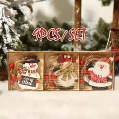 Natal Gnomes Pingentes De Madeira, Decorações De Feliz Natal Para Casa, Decorações De Árvore De Natal, Presente De Ano Novo, 2024 - comprar online