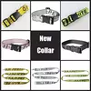 Coleira de nylon para cães, coleira para animais de estimação, ajustável, moderna e durável, cinto de segurança, seguro, pequeno, médio, acessórios para cachorros