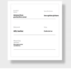 Para byd fórmula leopardo 8 caixa de apoio braço capa almofada couro original carro cor capa protetora acessórios interiores na internet