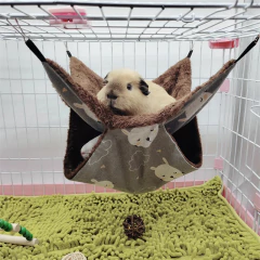 Rede de hamster de pelúcia quente pequeno animal dupla camada engrossar saco de dormir ninho animais de estimação rato esquilo pendurado gaiola casa kta? - Wolf Magazine