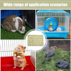 Imagem do Casa de coelho artesanal para coelhos e cobaias, Hideaway e Playhouse, cabana confortável, natural