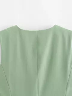 TRAF-Colete de botões sem mangas feminino, jaquetas de verão, colete rosa, streetwear, blusa de moda feminina, branco, 2022 - Wolf Magazine