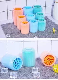 Limpador de patas de animais de estimação, material de silicone macio, copo de lavagem de pés de animais de estimação, limpador de pés de gato e cachorro, massagem portátil, suprimentos de limpeza de patas de animais de estimação - Wolf Magazine