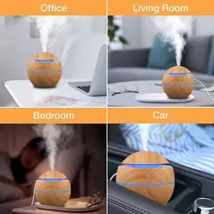 Umidificador de ar elétrico ultra-sônico, Difusor Aroma, Óleo Essencial, Aromaterapia, Cool Mist Maker para Quarto - Wolf Magazine