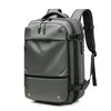 Mochila de viagem de compressão a vácuo de grande capacidade para homens, 17 "mochila laptop, mochila expandida