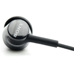 Sony MDR-EX255AP fones de ouvido estéreo 3.5mm com fio fone esporte baixo fone handsfree com microfone para smartphones música jogo na internet