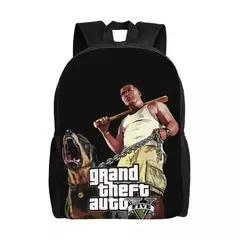 Jogo de aventura Grand Theft Auto Mochila de Viagem para Homens e Mulheres, Mochila Escolar para Laptop, Mochila Estudantil Universitária GTA - loja online