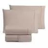 Assorted Colors Folha de cama, fronha, lençóis de linho, cama do agregado familiar, Queen Size, 200 fios, 100% algodão, 4 pcs