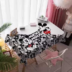 Imagem do Toalha De Mesa Mickey Mouse Dos Desenhos Animados Da Disney Para Crianças, Mesa De Jantar Americana, Toalha De Mesa De Café Retro, Toalha De Mesa Quadrada