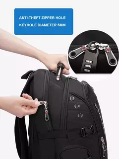 Imagem do 2024 à prova dwaterproof água 17/20 Polegada portátil mochila dos homens avião mochila de viagem das mulheres oxford saco escolar masculino moderno
