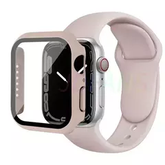Caixa de vidro e pulseira para Apple Watch, Apple Watch Band, Protetores de Tela, iWatch Series 8, 7, 6, SE, 5, 4, 42mm, 44mm, 41mm, 40 milímetros, 38 milímetros, 45 milímetros, 49 milímetros na internet