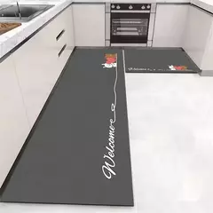 Tapete de cozinha antiderrapante lavável macio, Tapete longo de cabeceira, Tapete do corredor, Capacho de entrada do banheiro, Quarto, Sala de estar - Wolf Magazine
