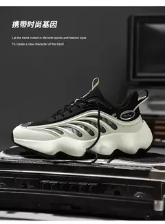 Sapato Masculino Tênis Masculinos, Casuais, de Luxo, Confortáveis, Tênis de Treinamento, Respiráveis, Estilo Mocassim, de Corrida - comprar online