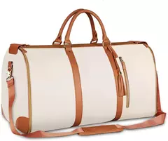 Bolsa Weekend impermeável de grande capacidade, Bolsa de Viagem conversível portátil, Elegante Carry on Duffel Bag, Multiuso Designer Bag - loja online