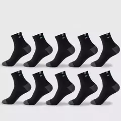 Meia esportiva de algodão masculina, letra macia respirável, meia elástica alta para tubo médio, tênis de corrida, moda verão, toalha Sox