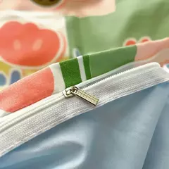 Egw-roupa de cama para menino e menina, jogo de cama com desenhos animados, cinza, leão, rosa, urso, fronha, impresso, casa, criança, 3pcs na internet