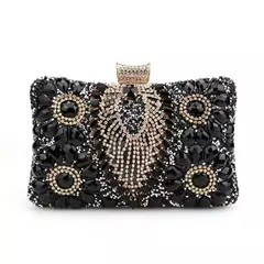 Imagem do Bolsas de noite borla verde para mulheres, bolsa pequena de diamantes, bolsa de ombro de luxo, nova, 2023