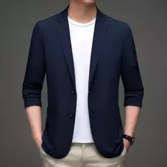 Blazers masculinos de negócios slim fit, blazers casuais, casacos de primavera, roupas formais, casacos de grife masculinos, tamanho 4x, novos, verão - Wolf Magazine