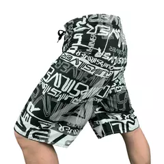 Calça casual de secagem rápida masculina, esporte fitness de lazer, tamanho grande, cinco shorts de surf, moda - loja online