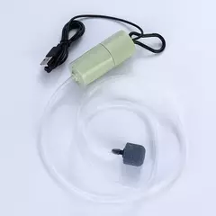 Bomba de ar de oxigênio para aquário, tanque de peixes, usb, silencioso, compressor de ar, aerador portátil, mini pequeno oxigenador, acessórios para aquário, 5v, 1w - loja online