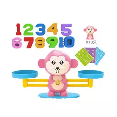 Brinquedo Matemático Montessori para Bebê, Equilíbrio De Macacos, Jogos Educativos, Brinquedos Number Learning, Material de Ensino - Wolf Magazine