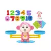 Brinquedo Matemático Montessori para Bebê, Equilíbrio De Macacos, Jogos Educativos, Brinquedos Number Learning, Material de Ensino