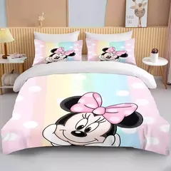 Disney-Minnie Mouse Impresso Conjunto de Cama para Crianças e Adultos, Capa de Edredão, Consolador, Fronha, Rosa, Rei, Amor, Desenhos Animados, Meninos, Meninas, Adultos, Presente - Wolf Magazine