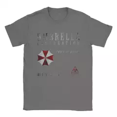 Unisex Vintage 100% algodão Tees, lembrança agradável Resident Evil, presentes de guarda-chuva para fãs, camisas para adultos, camisas para homens e mulheres na internet