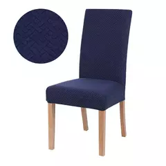 Elastic sala de jantar cadeira cobrir, Slipcover Jacquard grosso, estiramento, cozinha, hotel, banquete de casamento - loja online
