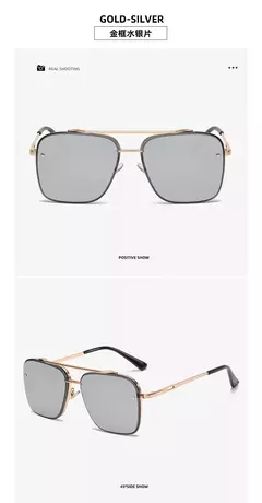 Óculos de sol piloto quadrado masculino e feminino Flight Seven Rock, estilo Mach 6, gradiente, design de luxo, moda, 2022 - Wolf Magazine