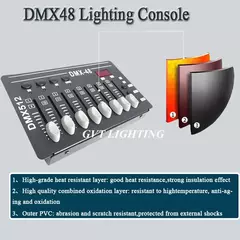 Mini controlador dmx 48 dj discoteca par luz cabeças móveis luzes de efeito console equipamento de luz palco para festa barras iluminação mostrar - Wolf Magazine