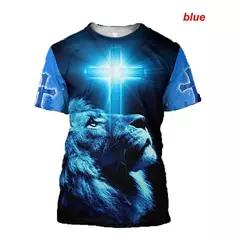 Homens e Mulheres 3D Cavaleiro T-Shirt, Cruz de Deus Moda, Templários, Deus é sobre Jesus, Amando cada cristão - comprar online