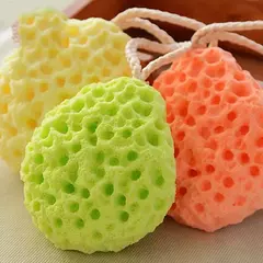 Honeycomb Shape Bath Sponge do bebê recém-nascido, Kids Massage Brushes, Shower Esfoliante, Body Face Cleaning, Scrubber, Newest, 1Pc na internet