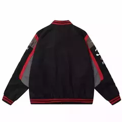 Imagem do Jaqueta de beisebol M Letter bordada para homens e mulheres, casacos Harajuku, hip-hop, casais estampados, remendo do colégio, jaquetas bomber Y2K