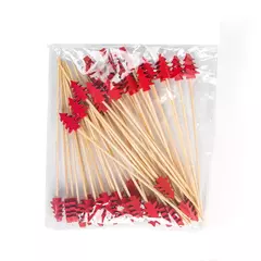 Natal Fruit Food Sticks, Papai Noel, floco de neve, boneco de neve, Cocktail Toothpick, Cupcake Topper, Decoração do partido, 50 pcs, 100pcs na internet