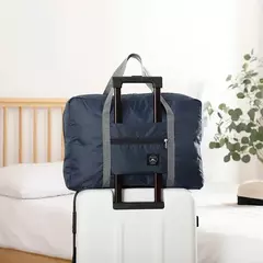 Bolsa de viagem dobrável elegante: grande capacidade, bolsa de bagagem de mão à prova de respingos para fitness unissex e viagens de férias
