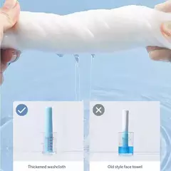 Toalhas faciais descartáveis extra grossas, Suave e Absorvente, Toalhetes removedores de maquiagem de algodão na internet