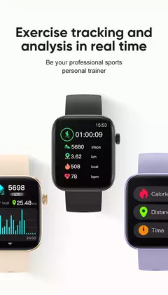 COLMI-P71 Smartwatch para homens e mulheres, chamada por voz, monitoramento de saúde, IP68 impermeável, notificação inteligente, assistente - Wolf Magazine