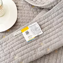 Imagem do Qualidade capa de cama xadrez puro algodão lavado colcha cobertor grau a algodão acolchoado folha capa verão colcha têxteis para casa