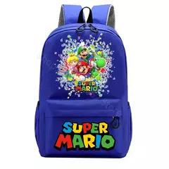 Mochilas Super Mario Bros para homens e mulheres, Saco Princesa Peach Luigi, Impressão Gráfica de Personagem de Cartoon, Mochila Kawaii, Mochilas escolares na internet