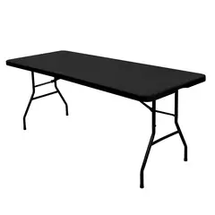 Elastic spandex toalha de mesa, 4/6/8ft, estiramento, retangular, lavável e resistente a rugas, para a mesa do pátio, 1 pc - Wolf Magazine